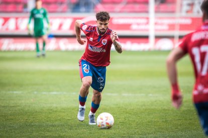 CD Numancia-Barça B, partido en el que no se movió el resultado inicial. GONZALO MONTESEGURO