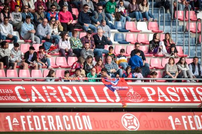 CD Numancia-Barça B, partido en el que no se movió el resultado inicial. GONZALO MONTESEGURO