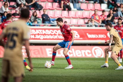 CD Numancia-Barça B, partido en el que no se movió el resultado inicial. GONZALO MONTESEGURO
