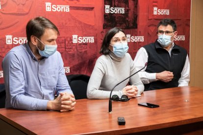 Presentación del evento en el Ayuntamiento de Soria. GONZALO MONTESEGURO