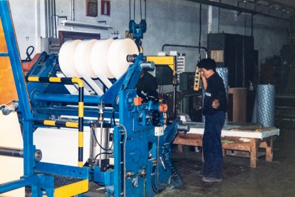 Las papeleras de Almazán, gran motor en la economía de Soria.-HDS