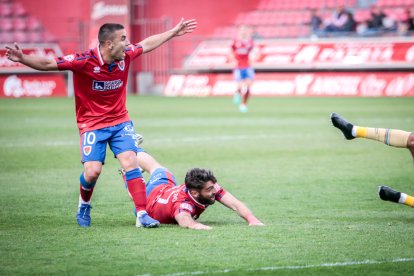 CD Numancia-Barça B, partido en el que no se movió el resultado inicial. GONZALO MONTESEGURO