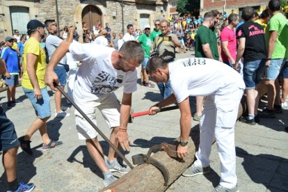 Fiestas de Vinuesa 2022, día de la Pingada del Mayo. RAQUEL FERNÁNDEZ