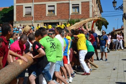 Fiestas de Vinuesa 2022, día de la Pingada del Mayo. RAQUEL FERNÁNDEZ
