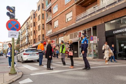 Reordenación del tráfico durante las obras de pacificación del centro de Soria. MARIO TEJEDOR