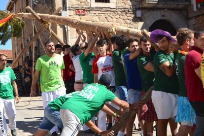 Fiestas de Vinuesa 2022, día de la Pingada del Mayo. RAQUEL FERNÁNDEZ