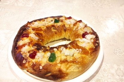 Roscón que hicieron las mujeres de Langa.-ANA HERNANDO