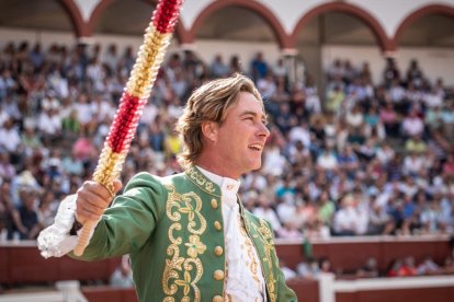 Corrida de rejones en la plaza de toros de Soria.-G. MONTESEGURO