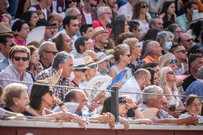 Corrida de rejones en la plaza de toros de Soria.-G. MONTESEGURO