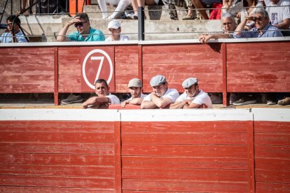 Corrida de rejones en la plaza de toros de Soria.-G. MONTESEGURO