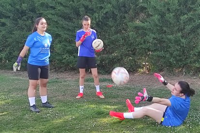 San Esteban femenino de fútbol. ANA HERNANDO