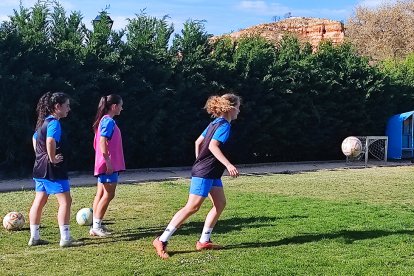 San Esteban femenino de fútbol. ANA HERNANDO