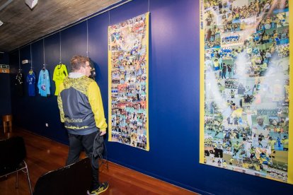 Los 25 años del BM Soria en una exposición en el Palacio de la Audiencia. G. M.