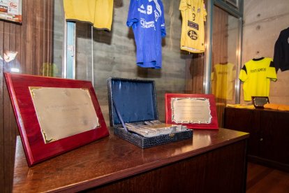 Los 25 años del BM Soria en una exposición en el Palacio de la Audiencia. G. M.