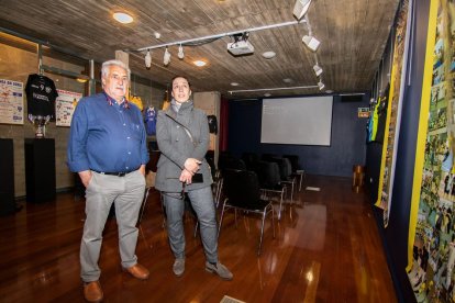 Los 25 años del BM Soria en una exposición en el Palacio de la Audiencia. G. M.