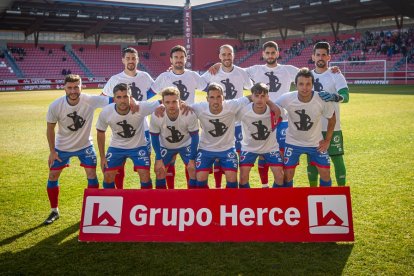 El Numancia confía en lograr el ascenso directo a Primera RFEF. MARIO TEJEDOR