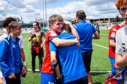 El CD Numancia juvenil logra el ascenso. MARIO TEJEDOR