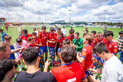El CD Numancia juvenil logra el ascenso. MARIO TEJEDOR