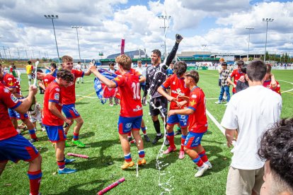 El CD Numancia juvenil logra el ascenso. MARIO TEJEDOR