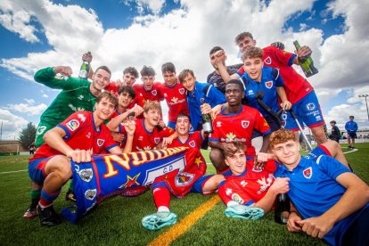 El CD Numancia juvenil logra el ascenso. MARIO TEJEDOR