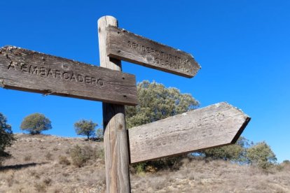 Aquí hay que decidir si seguir por el sendero turístico o tomar la senda del Duero (dificultad media).