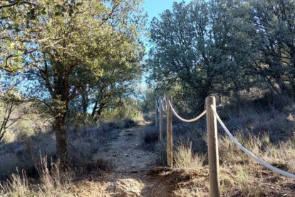 La senda del Duero comienza con cuesta.