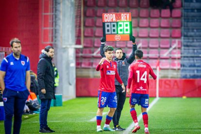 CD Numancia vs Real Sporting. MARIO TEJEDOR (75)