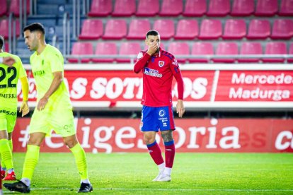 CD Numancia vs Real Sporting. MARIO TEJEDOR (85)