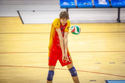 Río Duero Voley contra el CV Guaguas. MARIO TEJEDOR