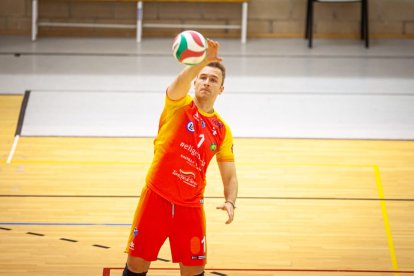Río Duero Voley contra el CV Guaguas. MARIO TEJEDOR