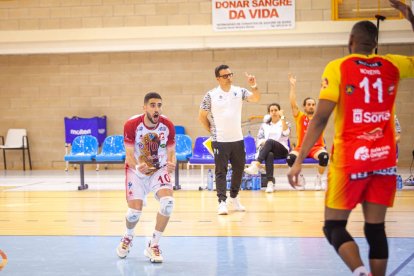 Río Duero Voley contra el CV Guaguas. MARIO TEJEDOR