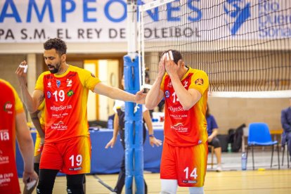 Río Duero Voley contra el CV Guaguas. MARIO TEJEDOR