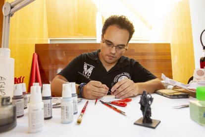 La Asociación Triskel Numantia organizó el torneo de Warhammer. MARIO TEJEDOR (1)