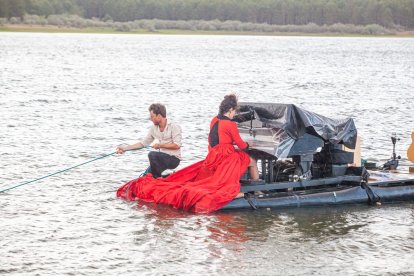 Le piano du lac en el pantano de la Cuerda del Pozo. - MARIO TEJEDOR