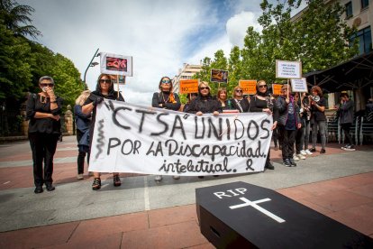 Las CTSA protestan por la rebaja de la titulación. - MARIO TEJEDOR