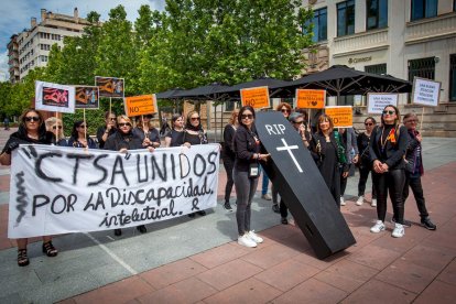 Las CTSA protestan por la rebaja de la titulación. - MARIO TEJEDOR