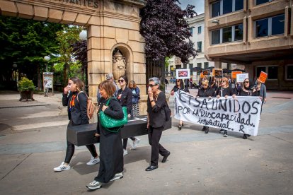 Las CTSA protestan por la rebaja de la titulación. - MARIO TEJEDOR