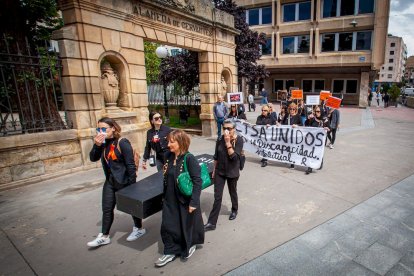 Las CTSA protestan por la rebaja de la titulación. - MARIO TEJEDOR