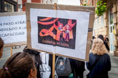 Las CTSA protestan por la rebaja de la titulación. - MARIO TEJEDOR