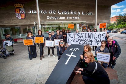 Las CTSA protestan por la rebaja de la titulación. - MARIO TEJEDOR