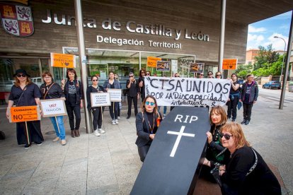 Las CTSA protestan por la rebaja de la titulación. - MARIO TEJEDOR