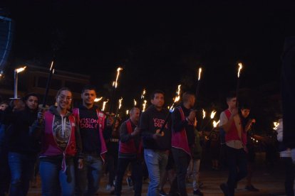 Encendido de antorchas para despedir las fiestas de Almazán. SATUR LAFUENTE (49)_04