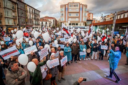 Manifestación de Soria Ya por una sanidad digna. MARIO TEJEDOR