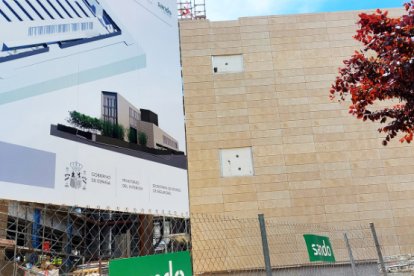 Las nueva comisaría de Soria en obras. HDS
