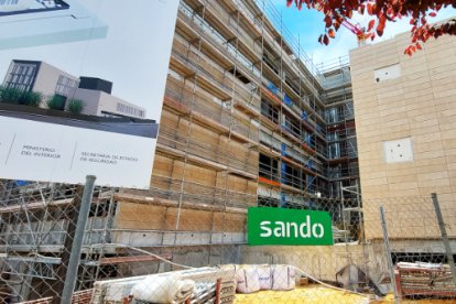 Las nueva comisaría de Soria en obras. HDS