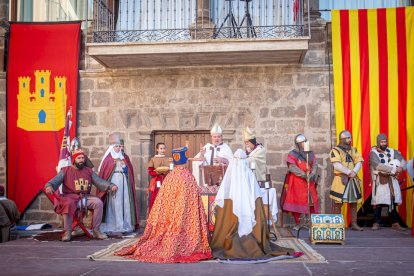 Desposorios de Jaime I y Leonor de Castilla. MARIO TEJEDOR
