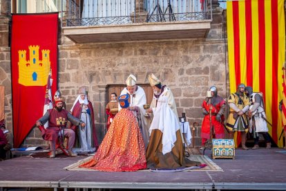 Desposorios de Jaime I y Leonor de Castilla. MARIO TEJEDOR