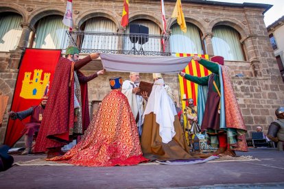 Desposorios de Jaime I y Leonor de Castilla. MARIO TEJEDOR