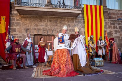 Desposorios de Jaime I y Leonor de Castilla. MARIO TEJEDOR