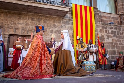 Desposorios de Jaime I y Leonor de Castilla. MARIO TEJEDOR